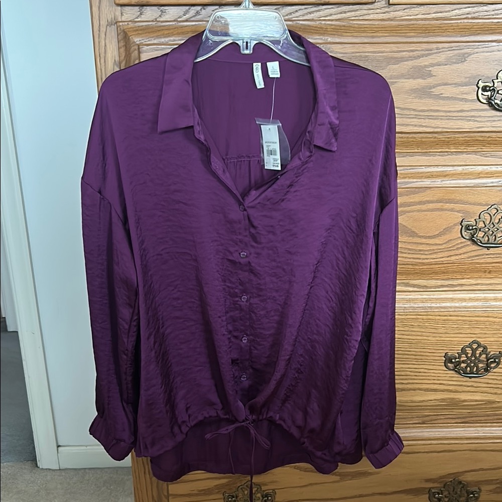 Elegant Purple Women's Top
